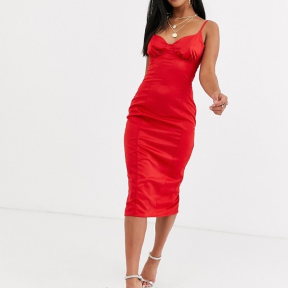 Petite Midi MISSGUIDED Dress